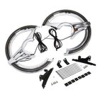 2X Brake Rotor Covers LED Light Smoke Lens for Honda Goldwing 1800 (2018–2025)