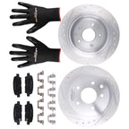Rear Brake Rotors & Ceramic Pads Kit for Nissan Altima/Maxima (2002–2023)