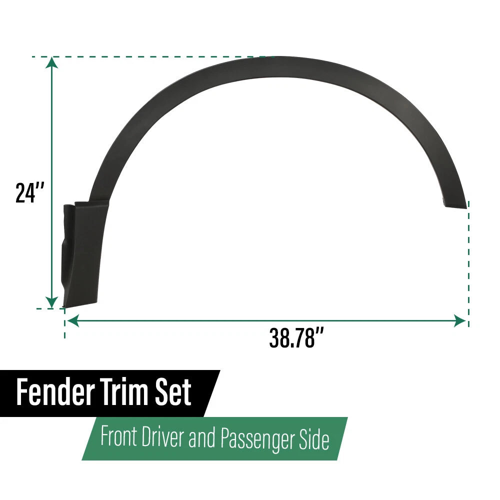 Set of 2 Fender Trim Wheel Arch Molding for Honda CR-V (2017–2022)
