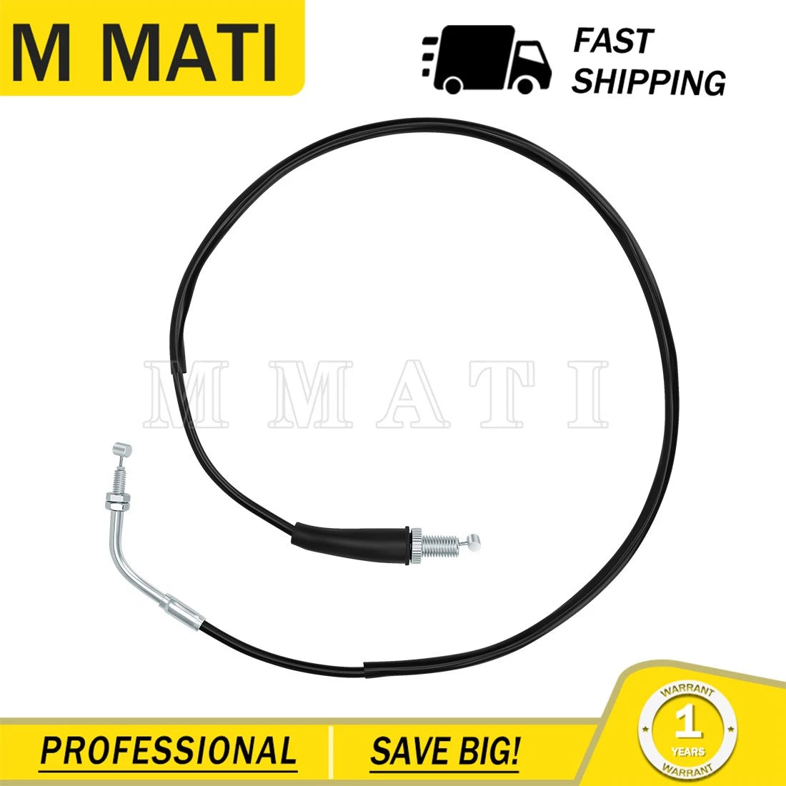 Throttle Cable for Kawasaki Prairie 360 KVF360 (2003–2013) 54012-0205, 54012-7504