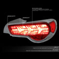 LED Sequential Arrow Tail Light for Scion FRS (2013–2017) - Red Signal, Chrome