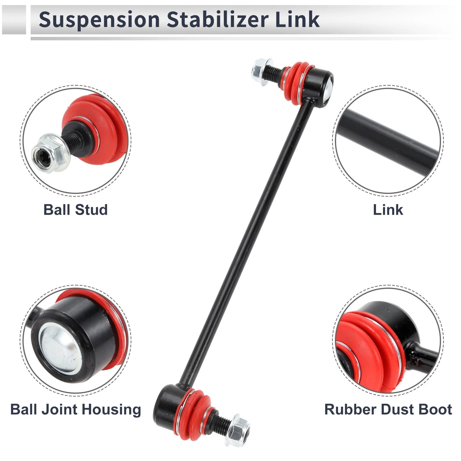 Set of 2 Front Stabilizer Bar Links for Pontiac Vibe (2003–2010) No.K80230