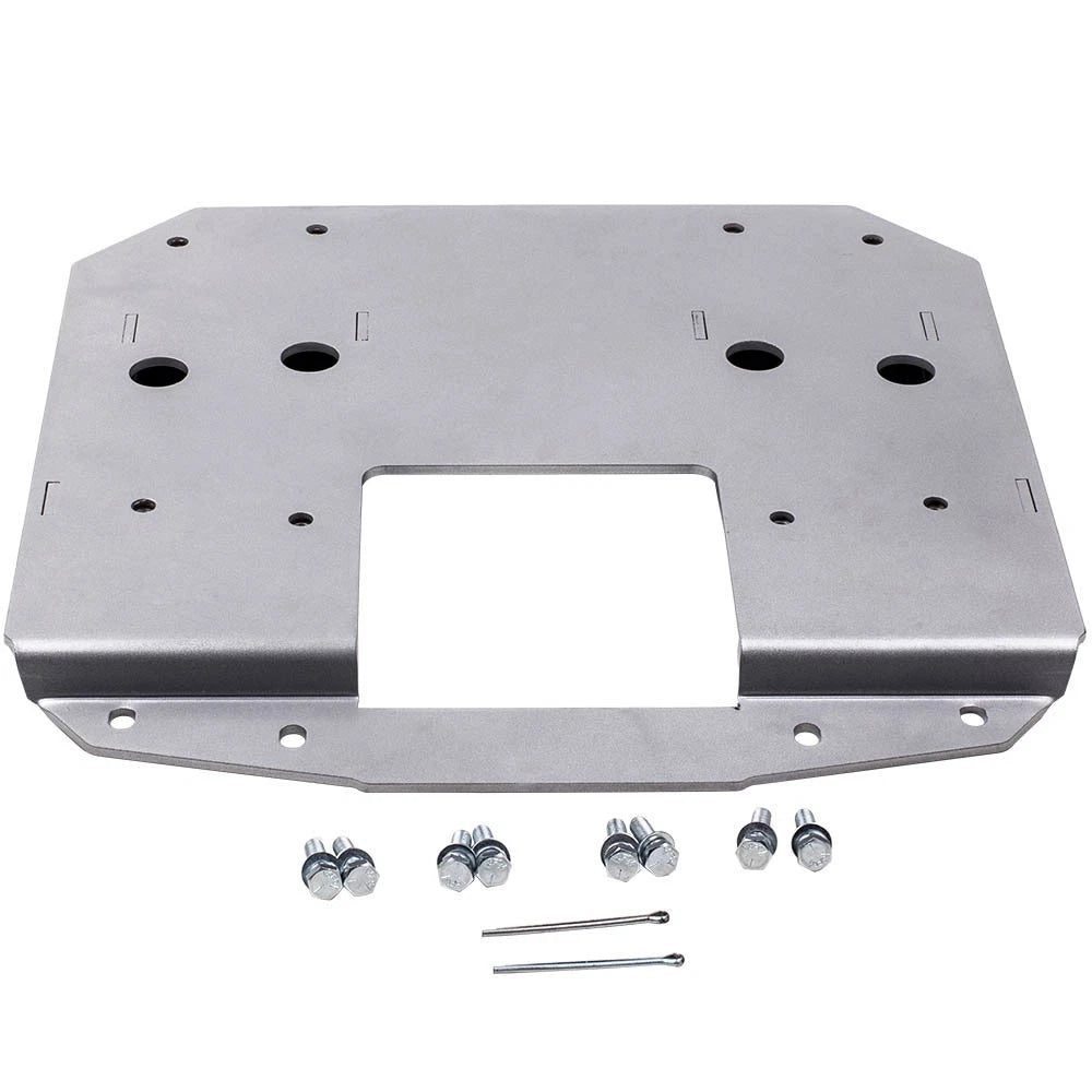 Spare Tire License Plate Relocation Mounting Bracket for Jeep Wrangler JL (2018–2019)