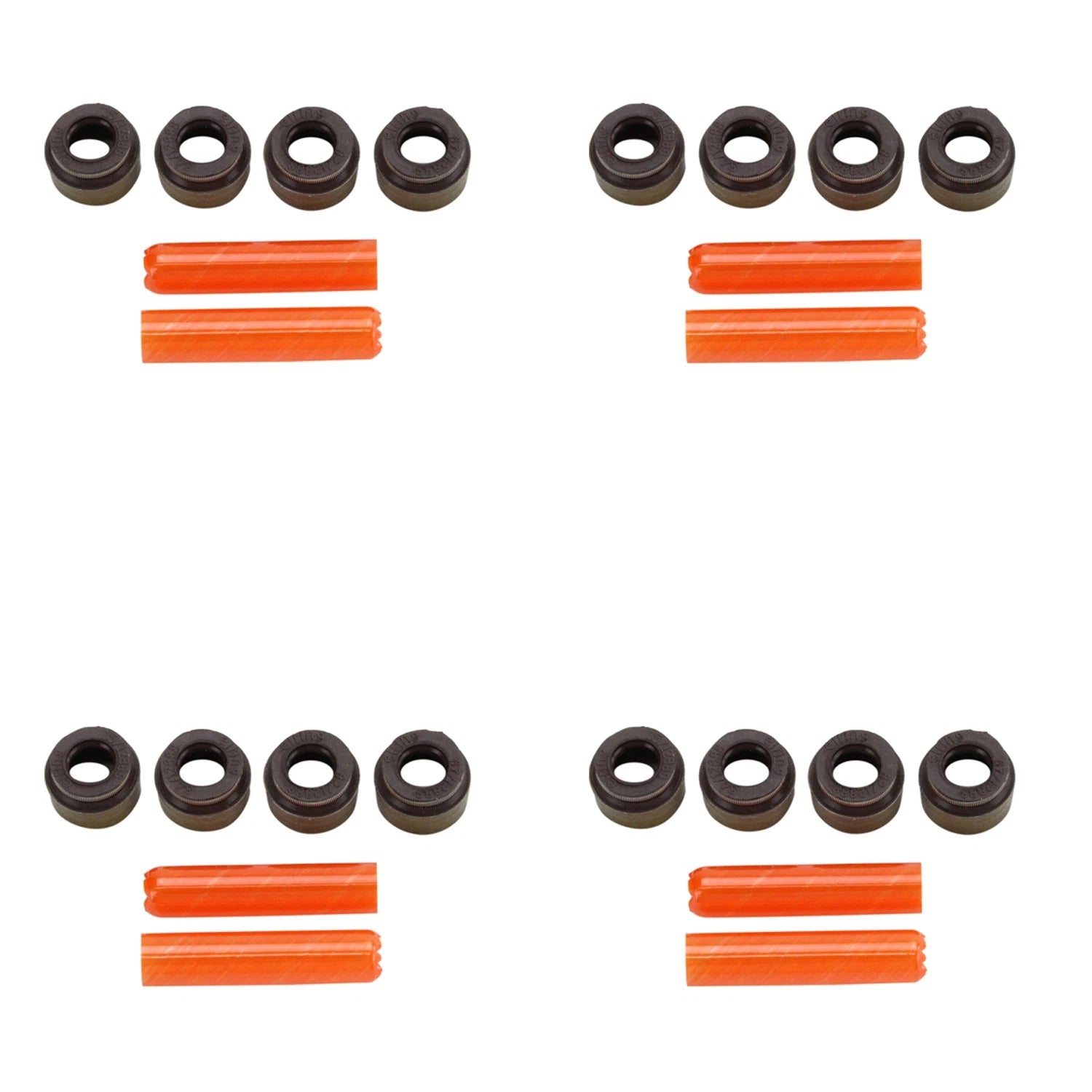 4X Engine Valve Stem Oil Seal Set for Mercedes W203 C230 R170 SLK230 (2001–2007)