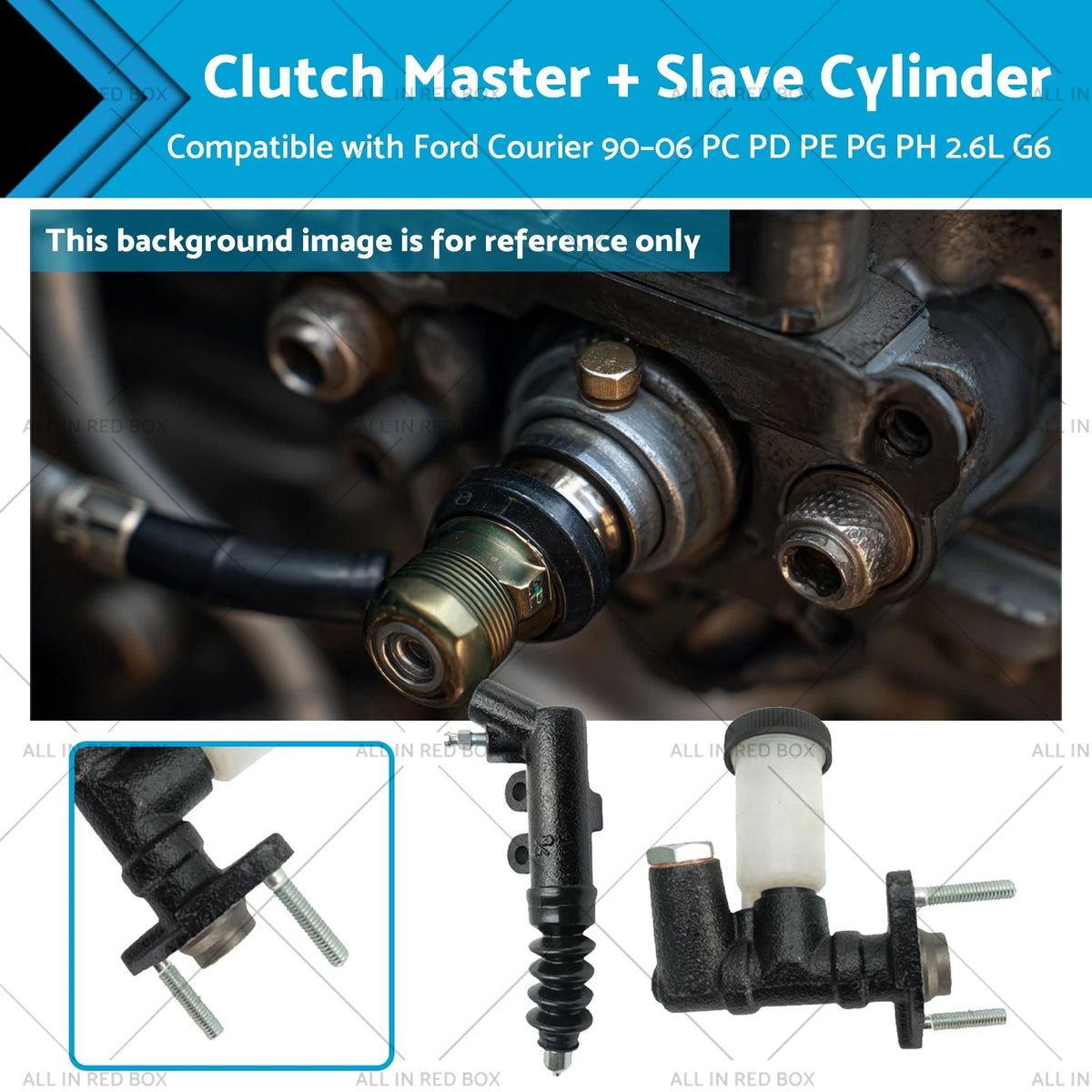 Clutch Master & Slave Cylinder Set for Ford Courier (1990–2006) PC–PH 2.6L