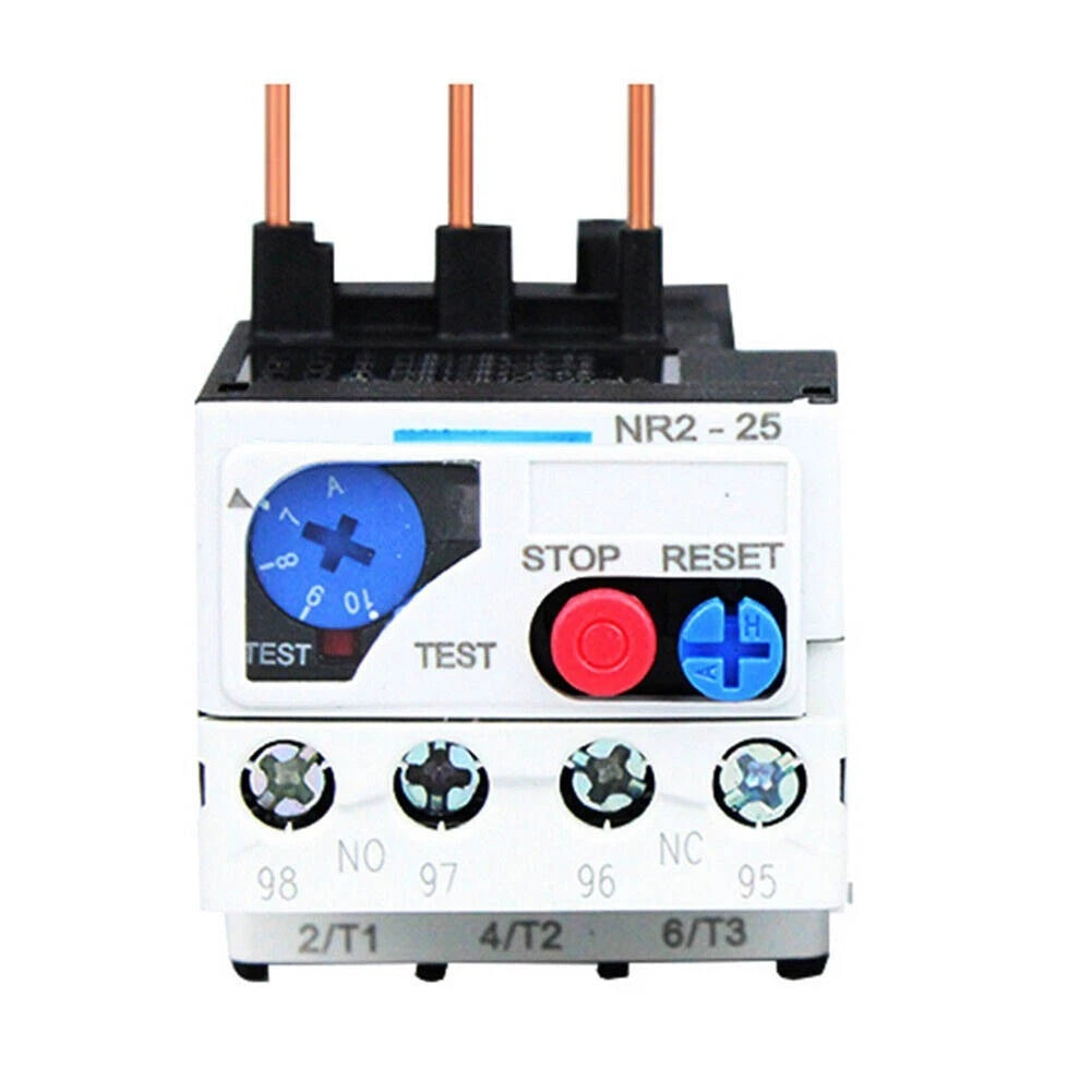 Motor Relay Thermal Overload Plug-in for Protect Motor (0.1-25Amp, 3 Phase)