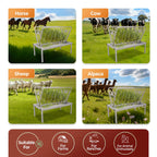 Heavy Duty Steel Hay Feeder for Goats (Outdoor Use)