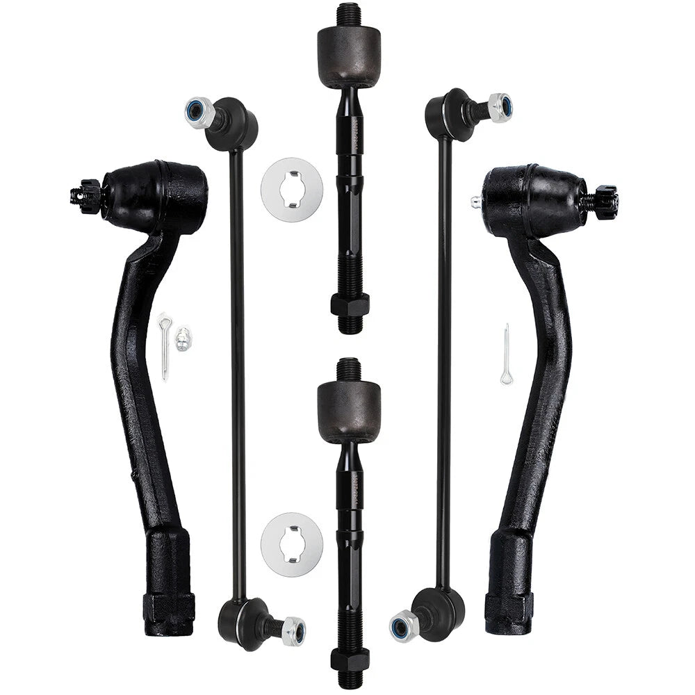 Front Struts Sway Bar Links Tie Rod End Kit for Kia Optima (2011–2012)