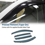 Set of 4 Window Deflectors for Hyundai Accent Hatchback (2012–2017)