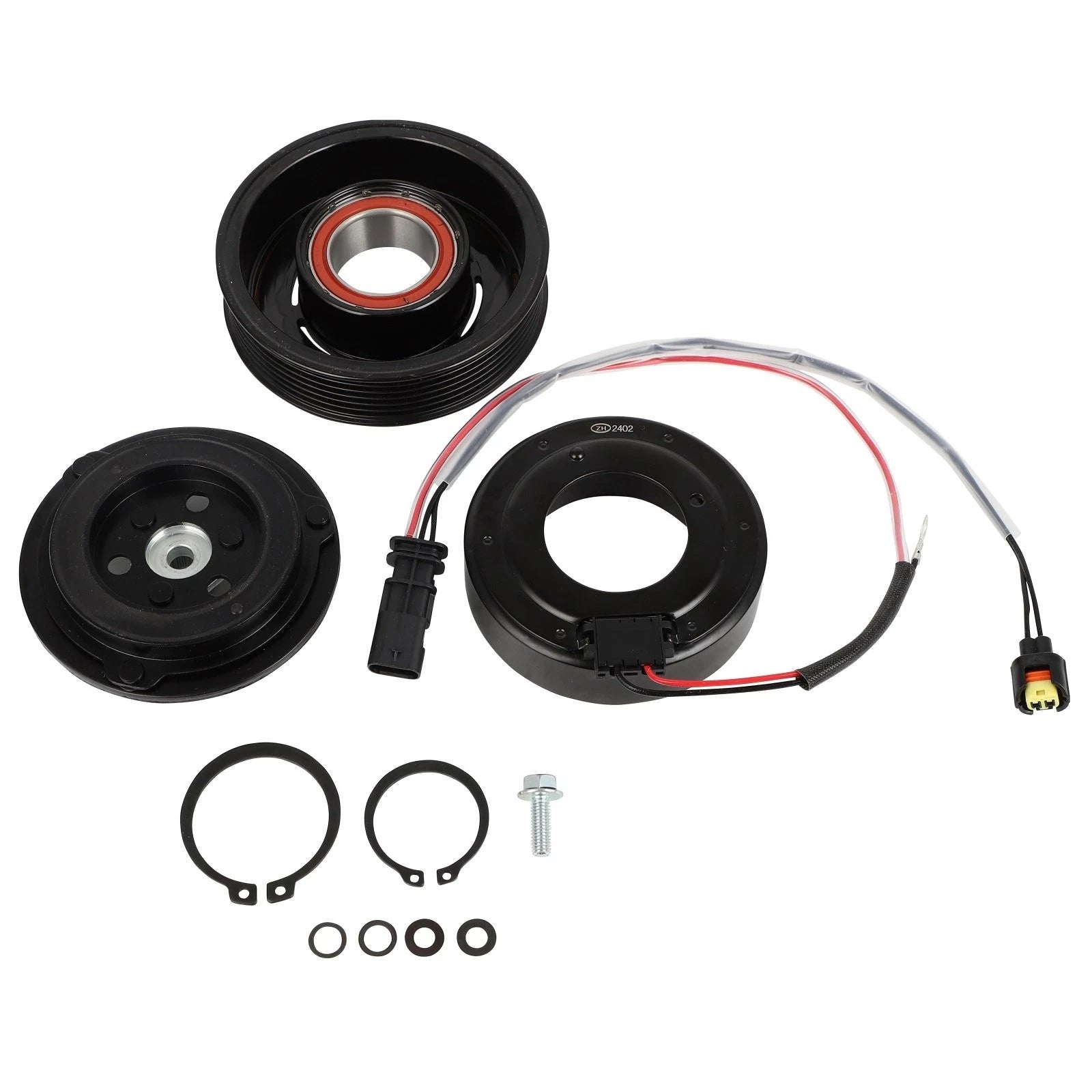 AC Compressor Clutch Kit for Jaguar XFR 5.0L (2013–2015) XJ 3.0L (2013–2014)