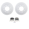 Bosch QuietCast Rear Rotors & Ceramic Disc Brake Pad Kit for GMC Savana 3500 (2003–2023)