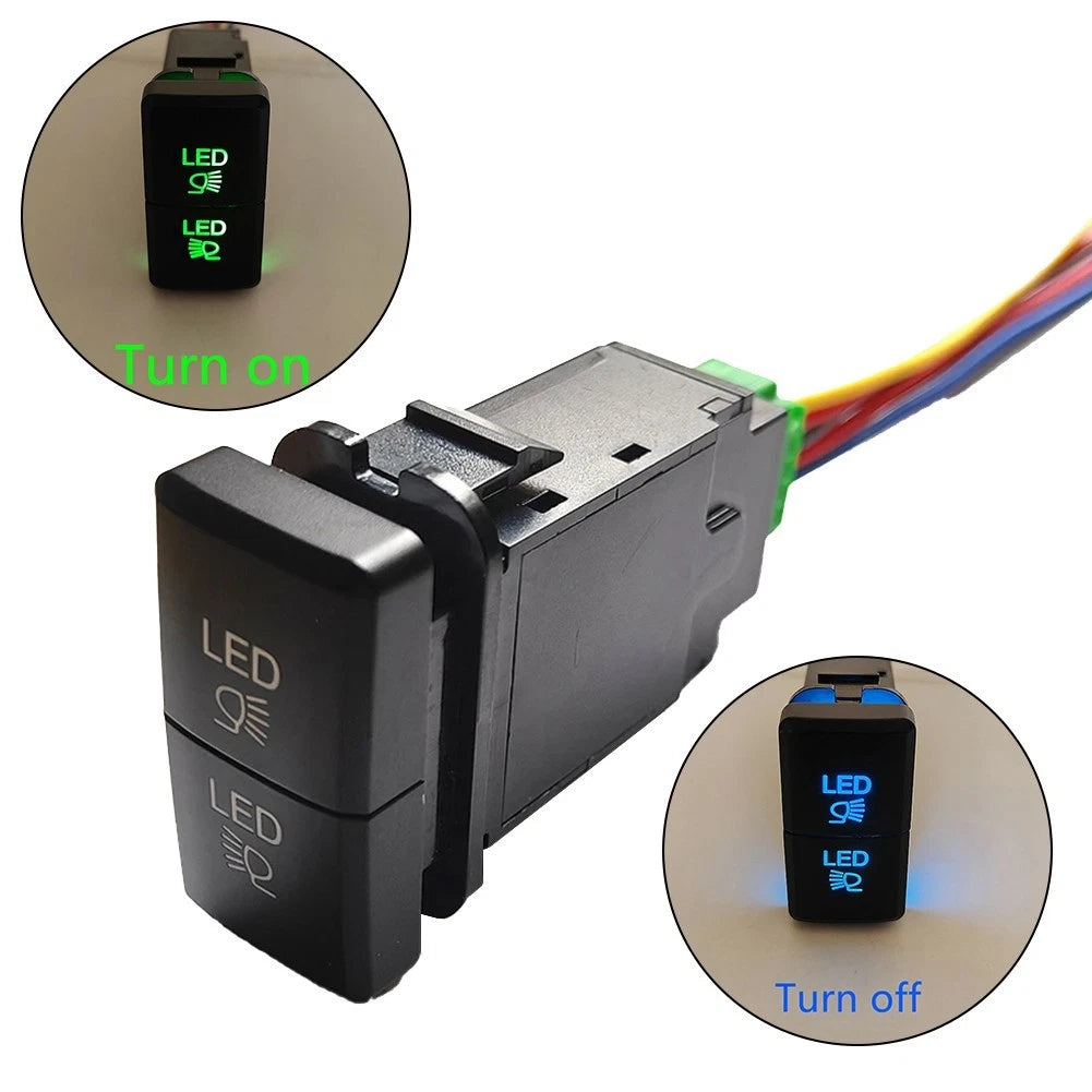 Light Switch Button for Car Fog Light (Dual Buttons)