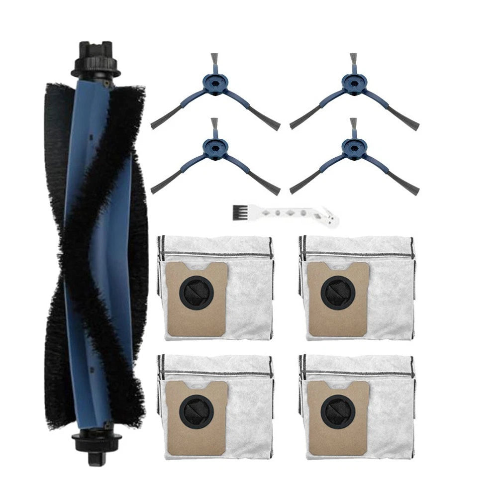 1 Main Brush 4 Side Brushes 4 Dust Bags for Eufy Omni C20 (2019–2023)