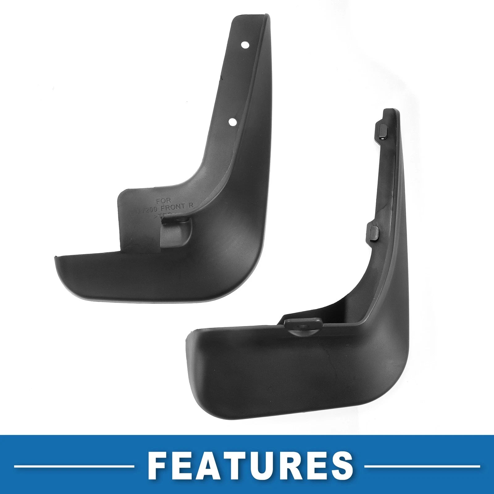 Set of 2 Front & Rear Mud Flap Splash Guards for Nissan NV200 (2010–2022)