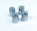 Valve Stem Air Caps Chrome Set of 4 for Tire Wheel (Universal) (—–—)