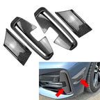 Front Bumper Air Vent Side Spoiler for BMW 4er G22/23 M Sport (2020–2024) Carbon Black