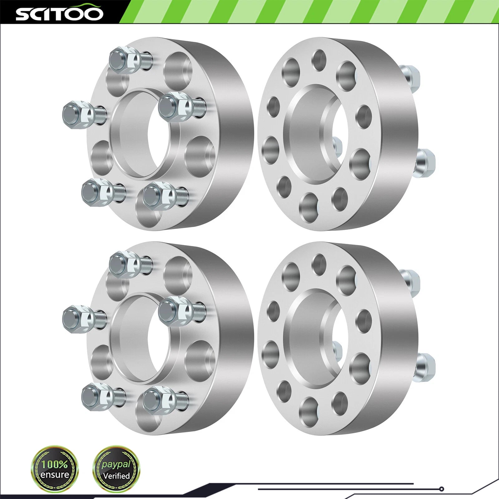 4X 1.5" Hub Centric Wheel Spacers 5x4.5 1/2"x20 for Jeep Grand Cherokee (1993–1998)