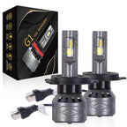 Set of 2 H4 LED Headlight Bulbs for