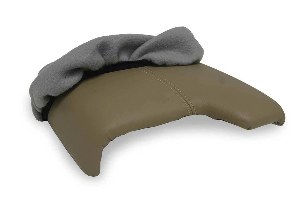 Fleece Console Lid Armrest Cover for Honda Accord (2013–2017) Gray