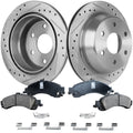 Disc Brake Rotor and Pad Kit for Chevrolet Silverado 1500 (2001–2004)