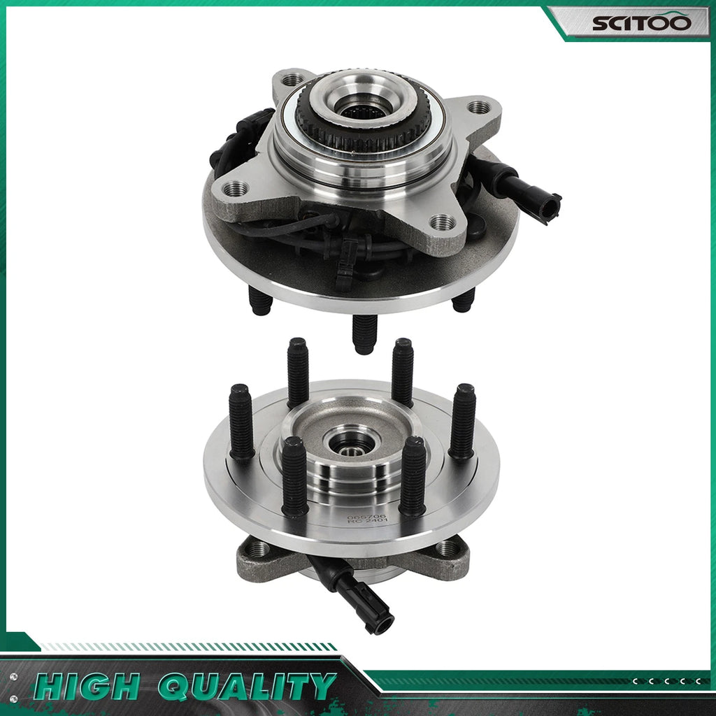 Set of 2 Wheel Bearing Hubs for Ford Expedition Lincoln (1997–2023)