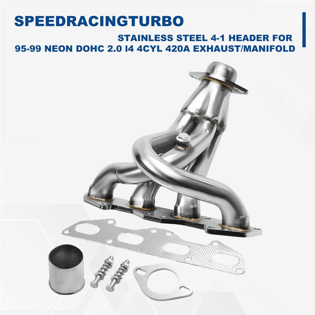 4-1 Header Exhaust Manifold for Dodge Neon (1995–1999) 420A Stainless Steel