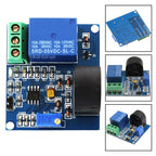AC Current Sensor for Control Panels (5A Detection Range, NO/NC Relay)