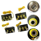 Grounding Base L-Shaped Multihole with Wristband Slots and Cover for