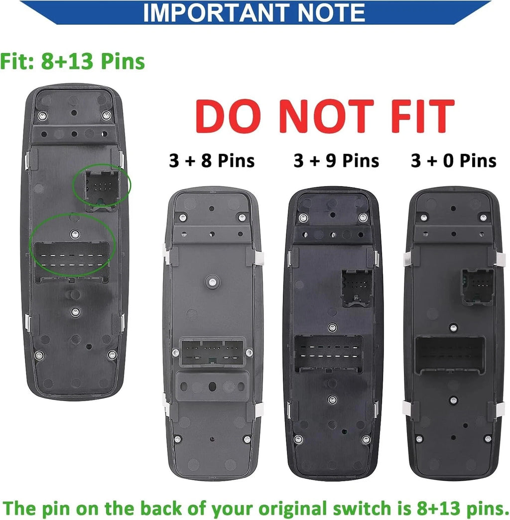 Master Power Window Switch for Jeep Liberty (2008–2012)