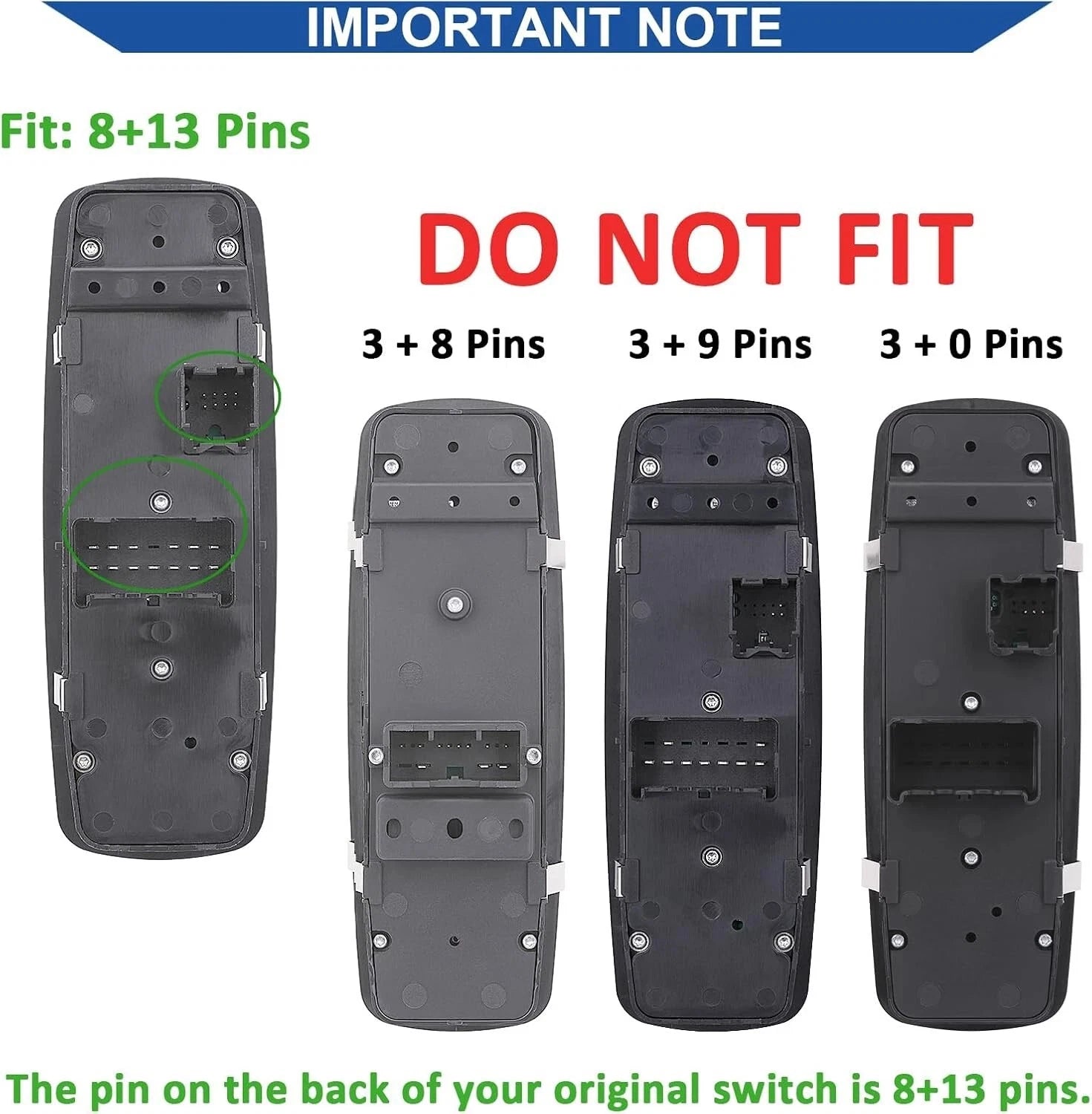 Master Power Window Switch for Jeep Liberty (2008–2012)