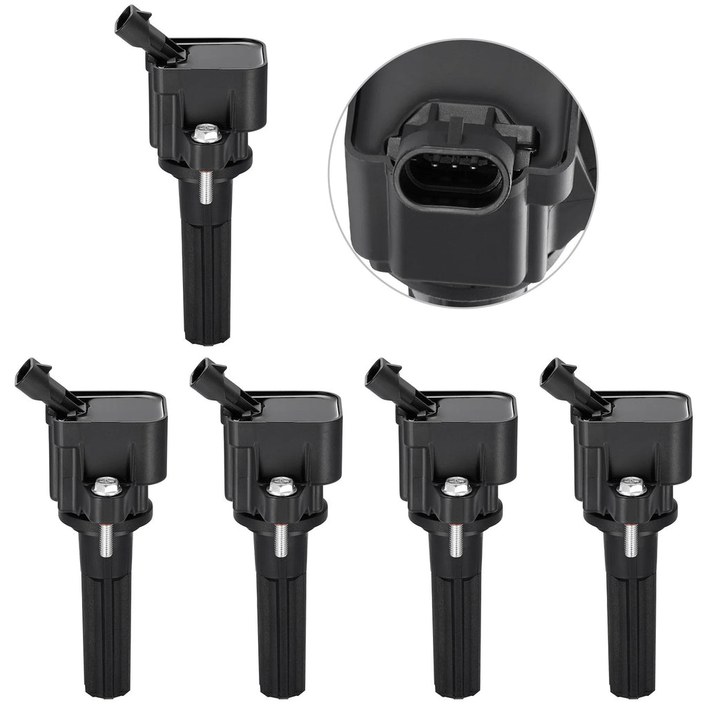 5 Ignition Coils for Isuzu i-290 i-370 Hummer H3 (2007–2008) UF497