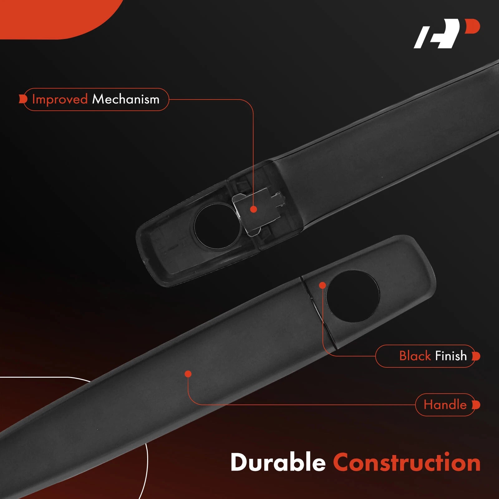 Front Left Exterior Door Handle for Chevy Malibu (2013–2015) Cruze (2011–2015)