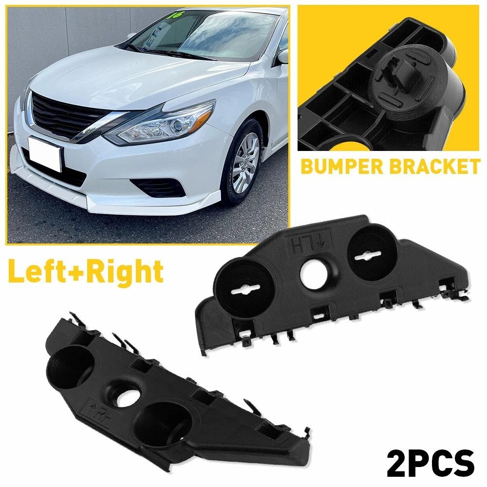 Pair of Front Bumper Retainer Brackets for Nissan Altima (2016–2018)