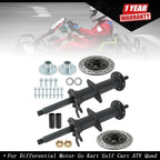 5" Wheels Rear Axle Kit with 3 Stud Hub for Go Kart Golf Cart ATV