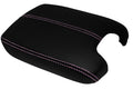 Console Armrest Cover for Honda Accord (2008–2012) Carbon Fiber Black Pink Stitch
