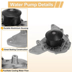 Timing Belt Water Pump Kit for Mitsubishi Eclipse GT Coupe (No.WP1481510/4485827)