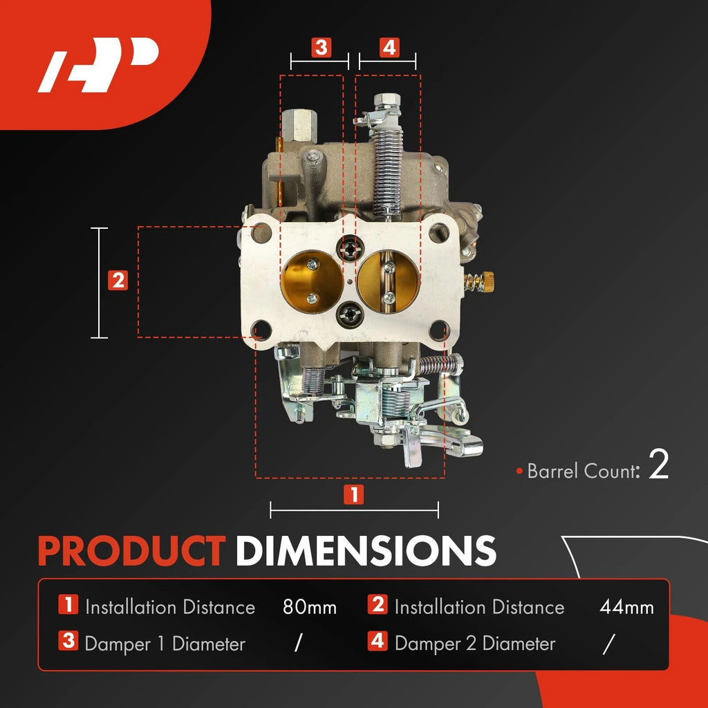 Carburetor 2-Barrel for Toyota Corolla (1968-1978)