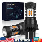 2X Amber LED Turn Signal Light for AUXITO 7443 7440 7444 (Error Free)
