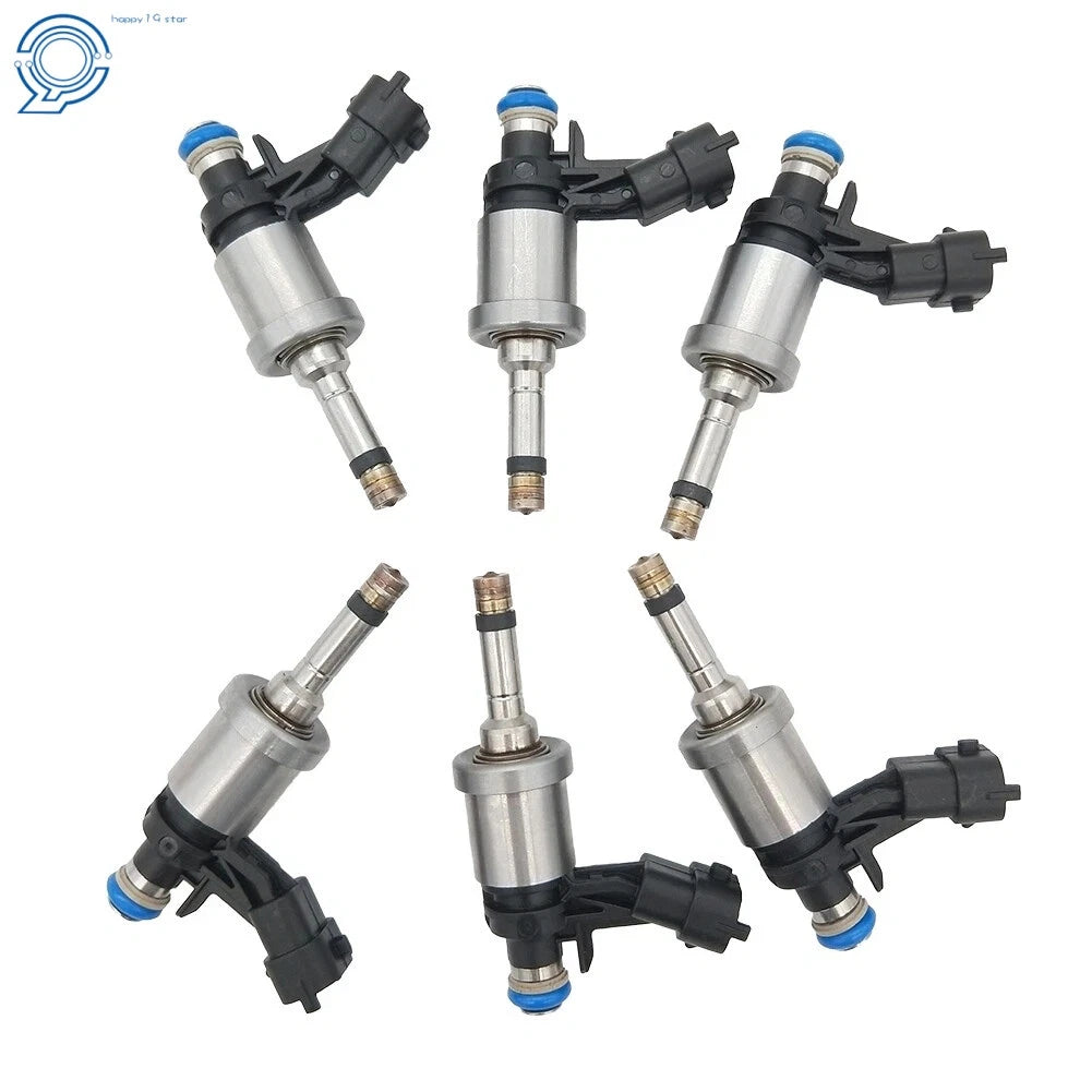 Set of 6 Fuel Injectors for Buick Enclave (2009–2011) 3.6L V6