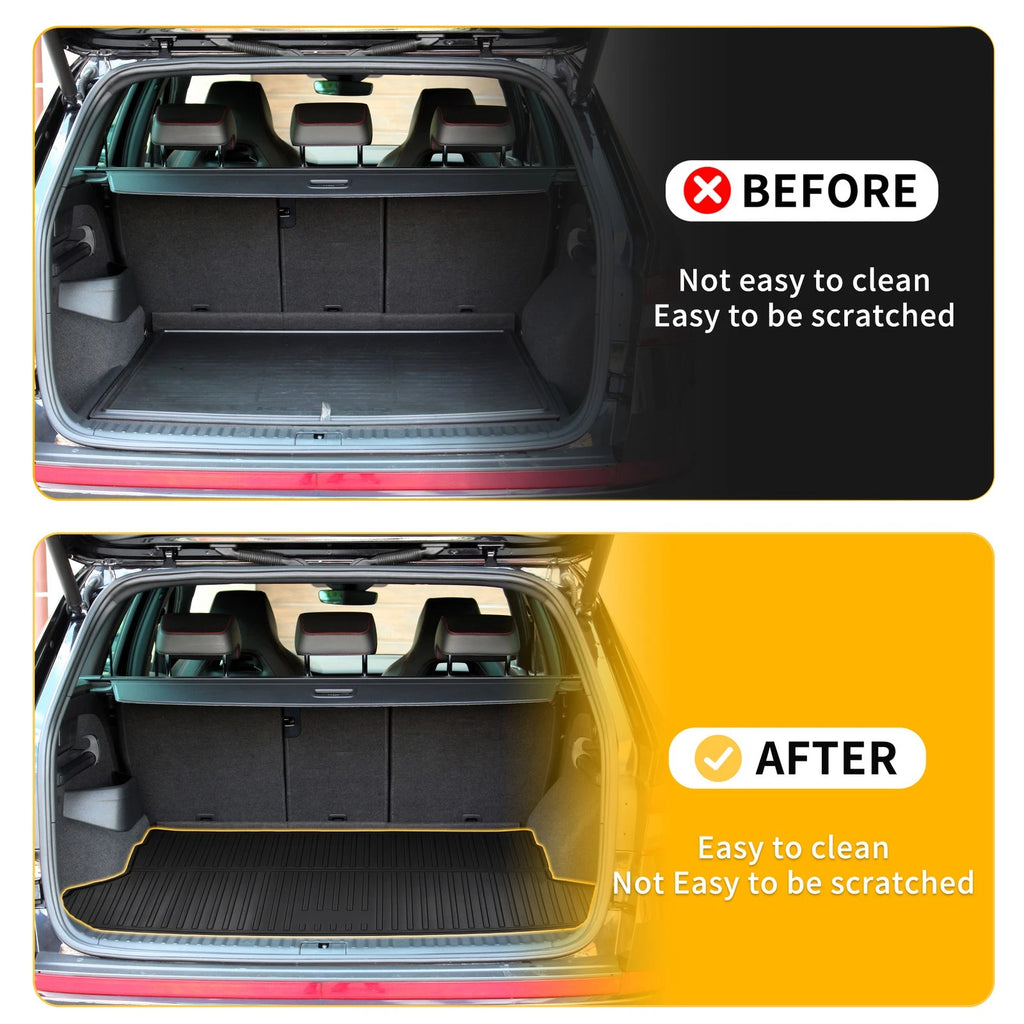 Cargo Liner Rear Trunk Mat for Subaru Forester (2019–2025) Vertical Stripes