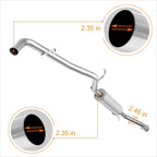 Stainless Aluminized Catback Exhaust for Colorado Canyon (2004–2012)