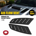 Hood Air Vent Cover Trim for Dodge Ram 1500 2500 3500 (2019–2023) Black EXV