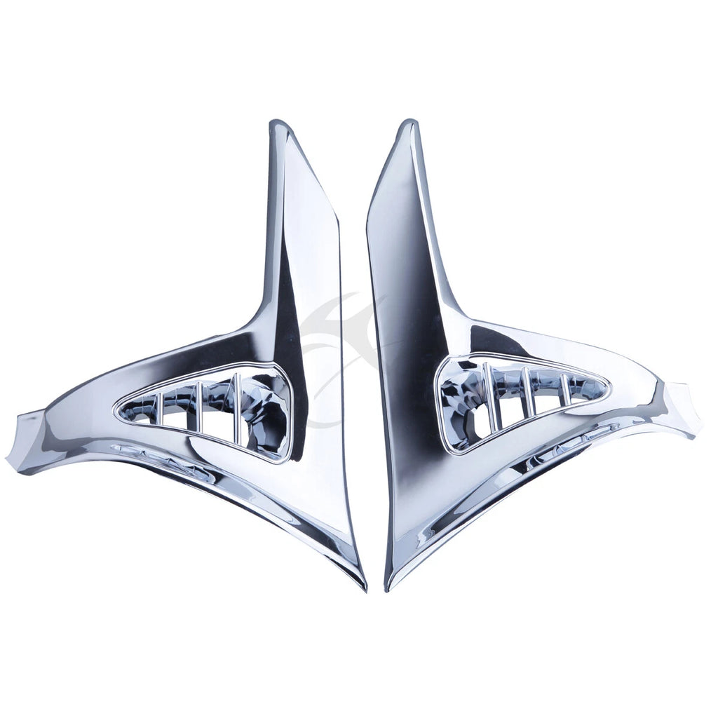 Chrome Saddlebag Scuff Covers Trims for Honda Goldwing GL1800 (2001–2011)