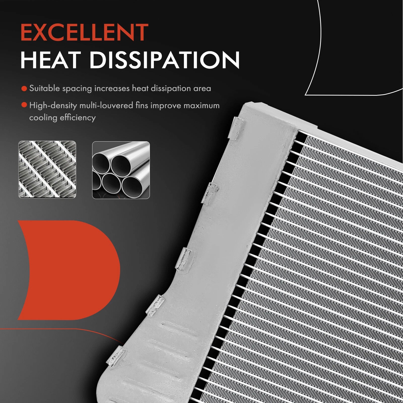 Aluminium Radiator for BMW 640i 640i Gran Coupe 640i xDrive 740i (2011–2019)