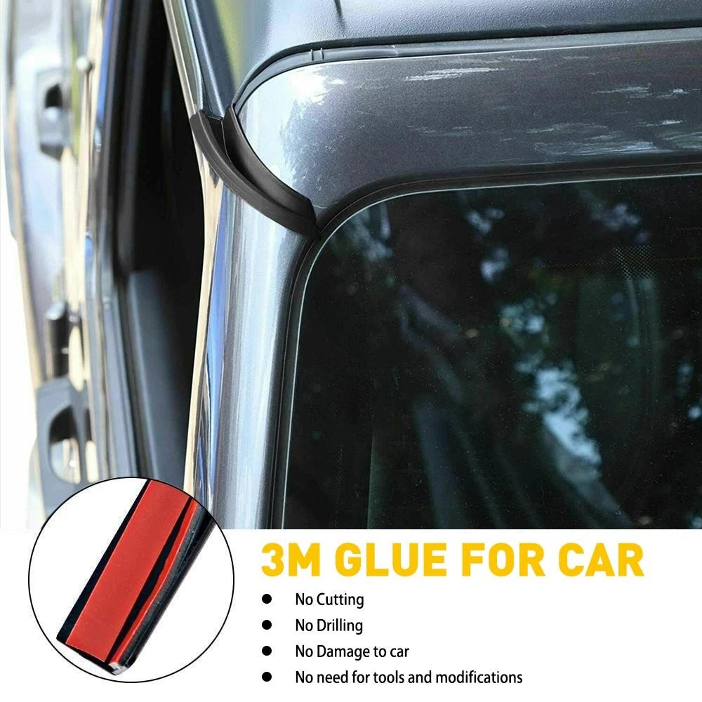 Water Rain Gutter Extension for Jeep Wrangler (2018-2021)