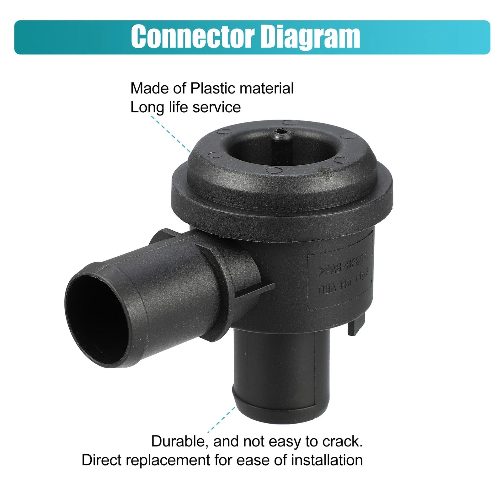 Turbocharger Diverter Check Valve No. 06A145710P for Audi A4 (1999–2005)