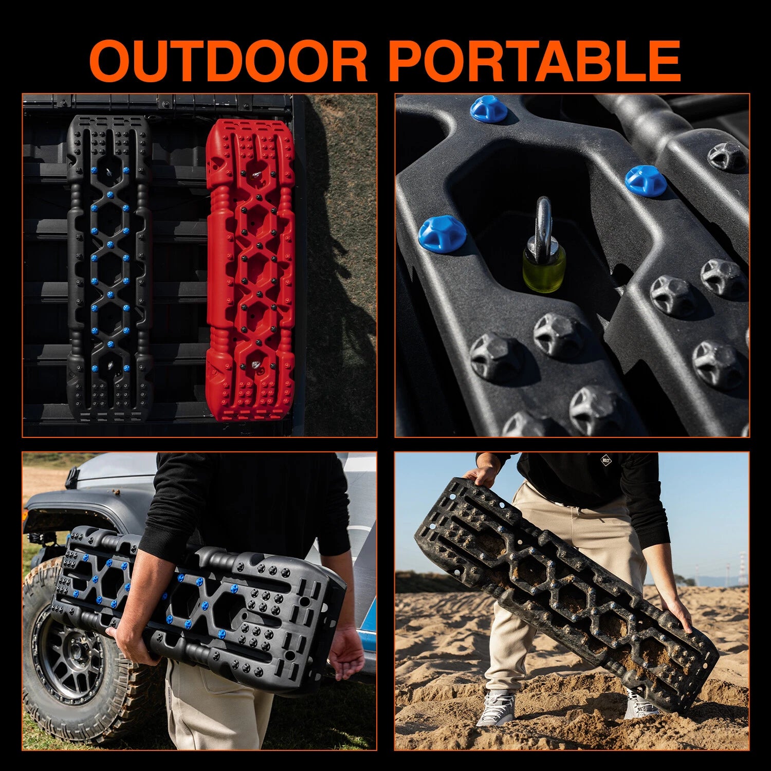 Set of 4 Recovery Tracks for 4WD Off Road Vehicles (Universal)