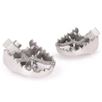 Silver Front Rider Footpegs Rearset for BMW R1200GS ADV (2013-2017)