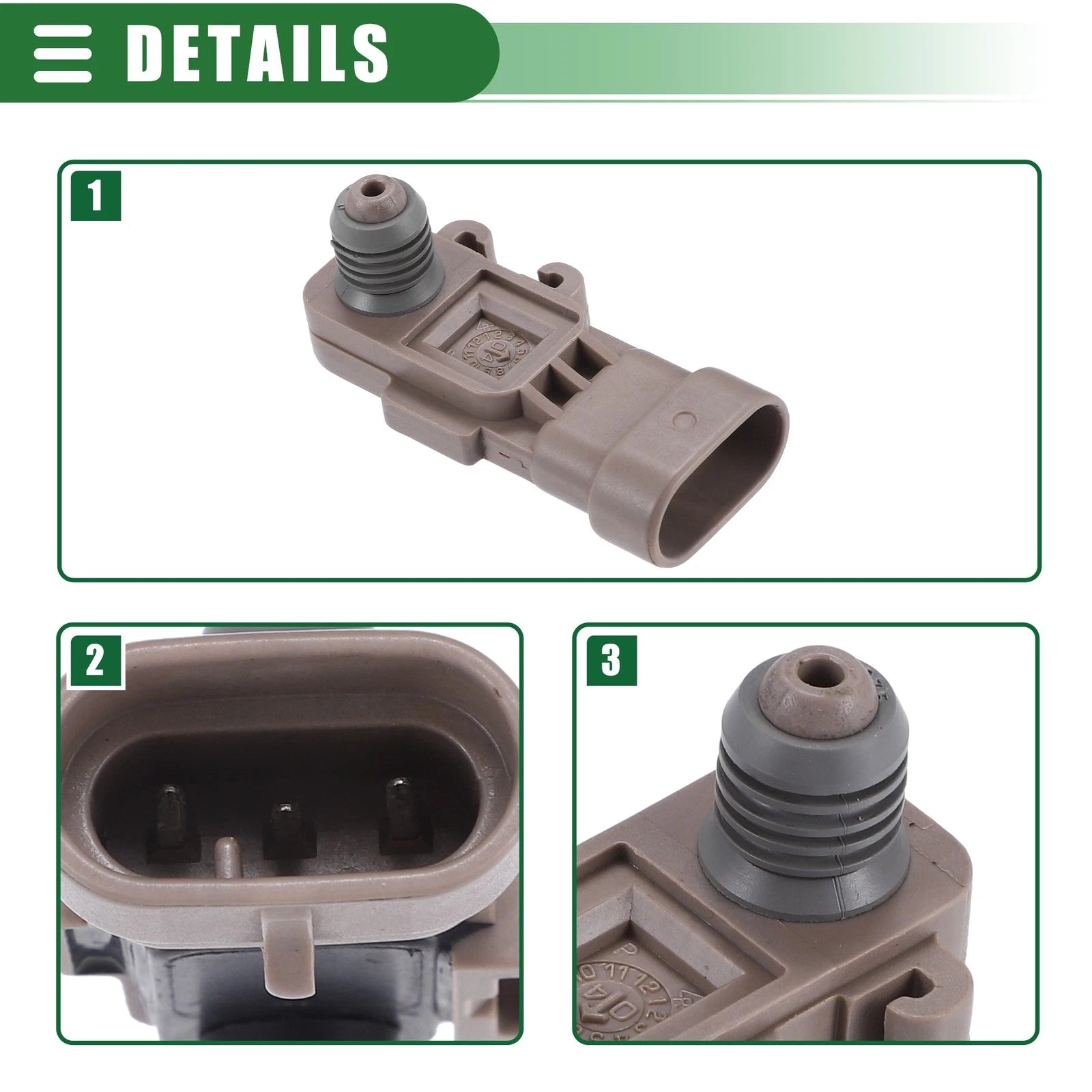 Fuel Tank Pressure Sensor for Chevrolet Suburban 1500 (2004–2008) No. 12247409