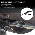 Door Kick Guard for Mazda 3 Axela (2014–2018) Black Front Rear Set